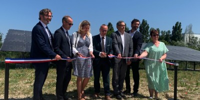 La Ville de Saumur et EDF Renouvelables inaugurent la première centrale solaire de Saumur