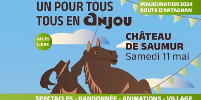 Inauguration de la route d'Artagnan le 11 mai à Saumur !