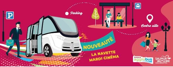 Navis, la navette gratuite de Saumur Agglobus