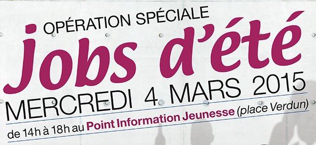 Le 4 mars, trouvez un job pour l'été