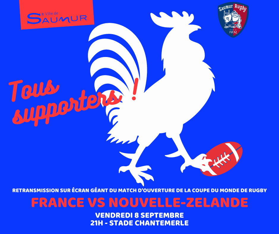 FRANCE VS NOUVELLE-ZELANDE : MATCH D'OUVERTURE DE LA COUPE DU MONDE DE RUGBY