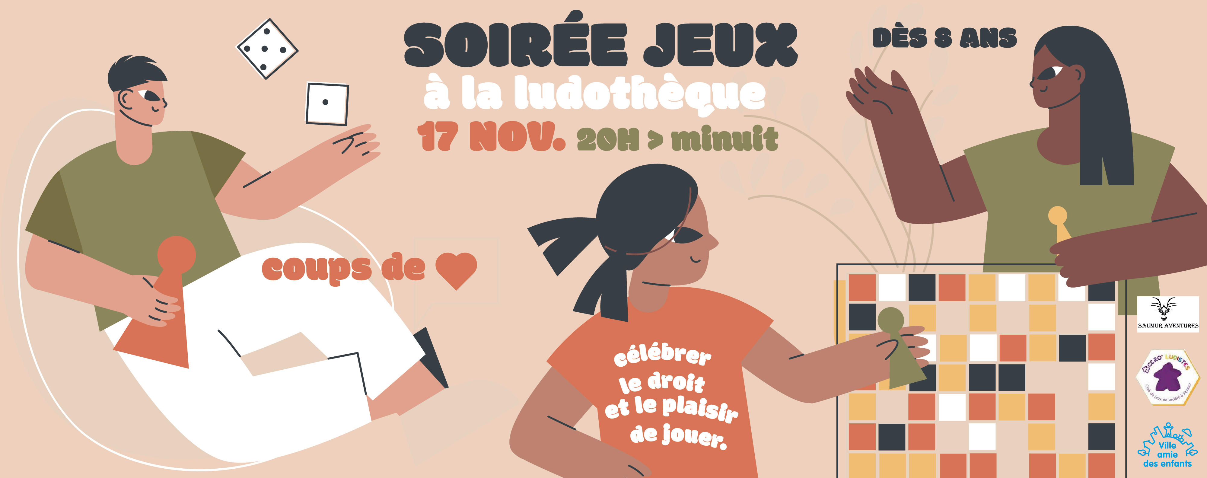 Soirée Jeux à la ludothèque 