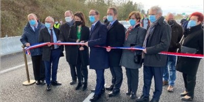 Inauguration du doublement de la rocade sud  et du Pont Cessart